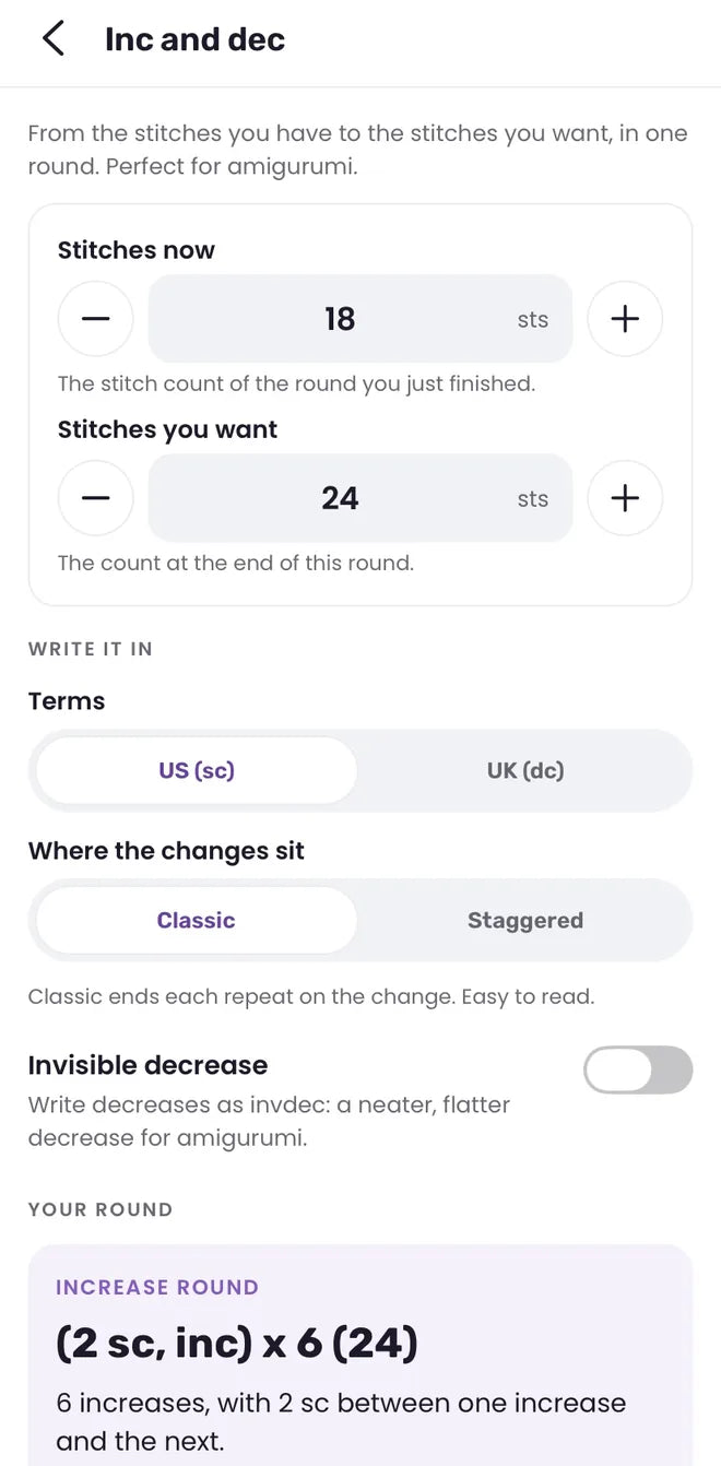 The increase and decrease calculator