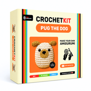 Pug The Dog Crochet Kit | Yon Crochet