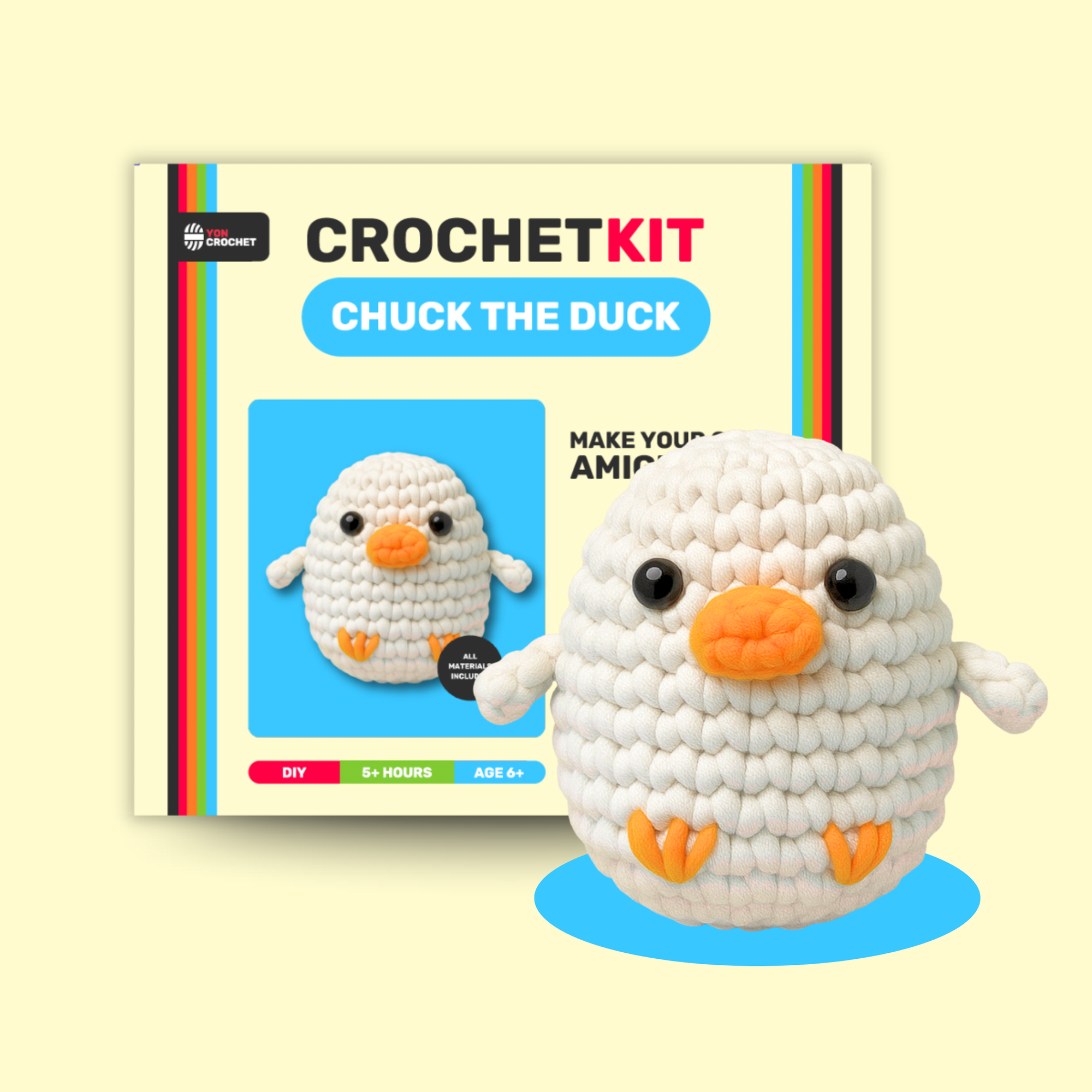 Chuck The Duck | Yon Crochet