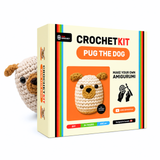 Beginner Crochet Kit - Pug The Dog Amigurumi | Yon Crochet