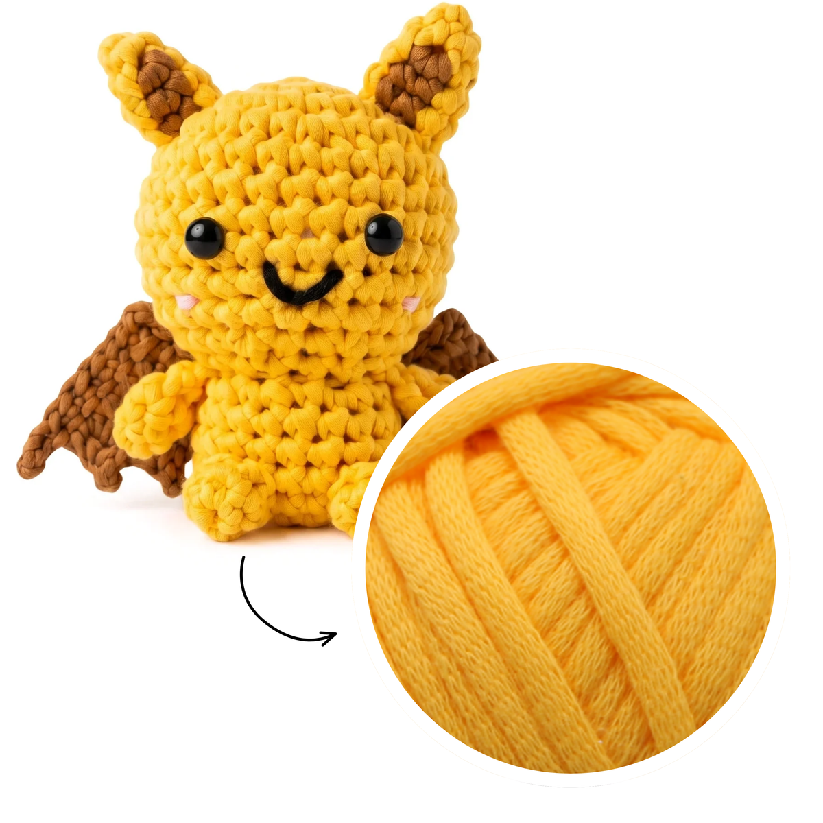 Beginner Crochet Yarn 50g Ball - Worsted Weight 4-5mm | Yon Yarn