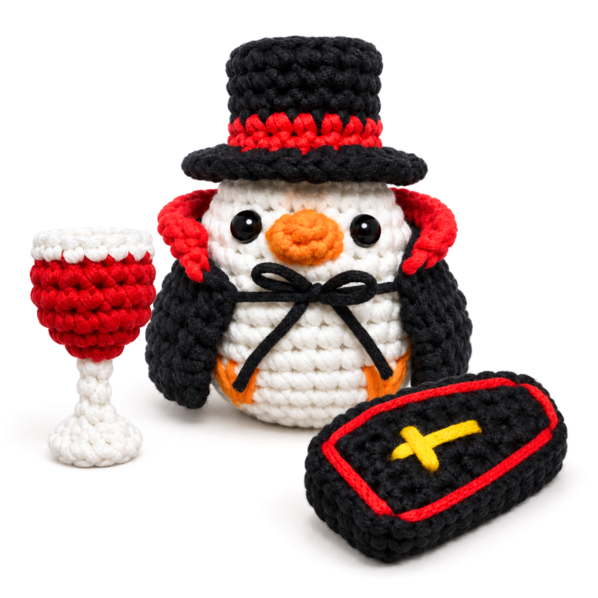 Chuck the Duck with the full Vampire Ball Halloween set