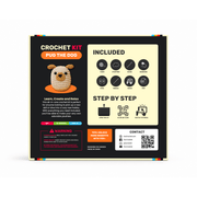 Pug The Dog Crochet Kit | Yon Crochet