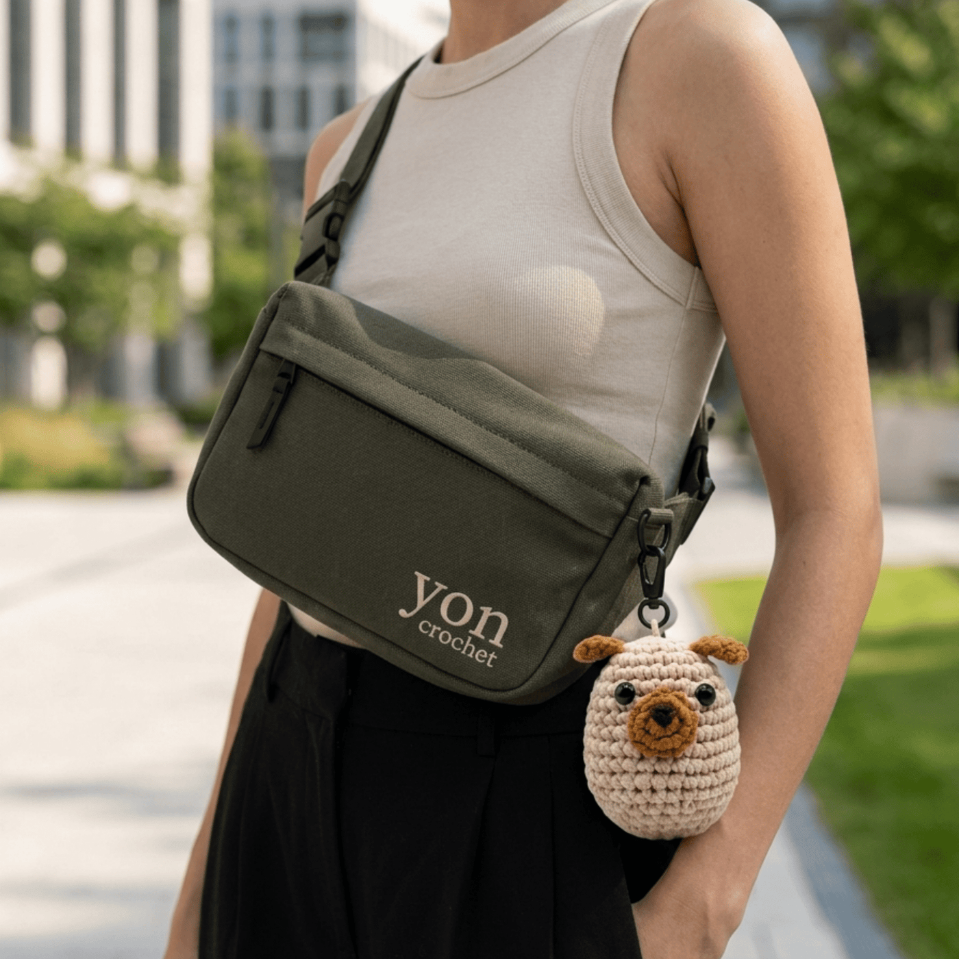 Pug The Dog Crochet Kit | Yon Crochet