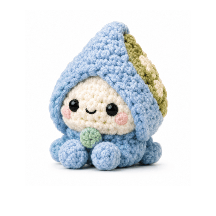 Rin The Raindrop Crochet Lesson | Free with Yon Plus