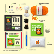 Spadina The Red Panda Crochet Kit | Yon Crochet