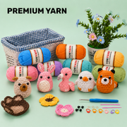 Yon Yarn | Premium Quality Beginner - Friendly Crochet Yarn | 50g Ball | 4–5 mm Thickness | 26 Colors - Yon Crochet